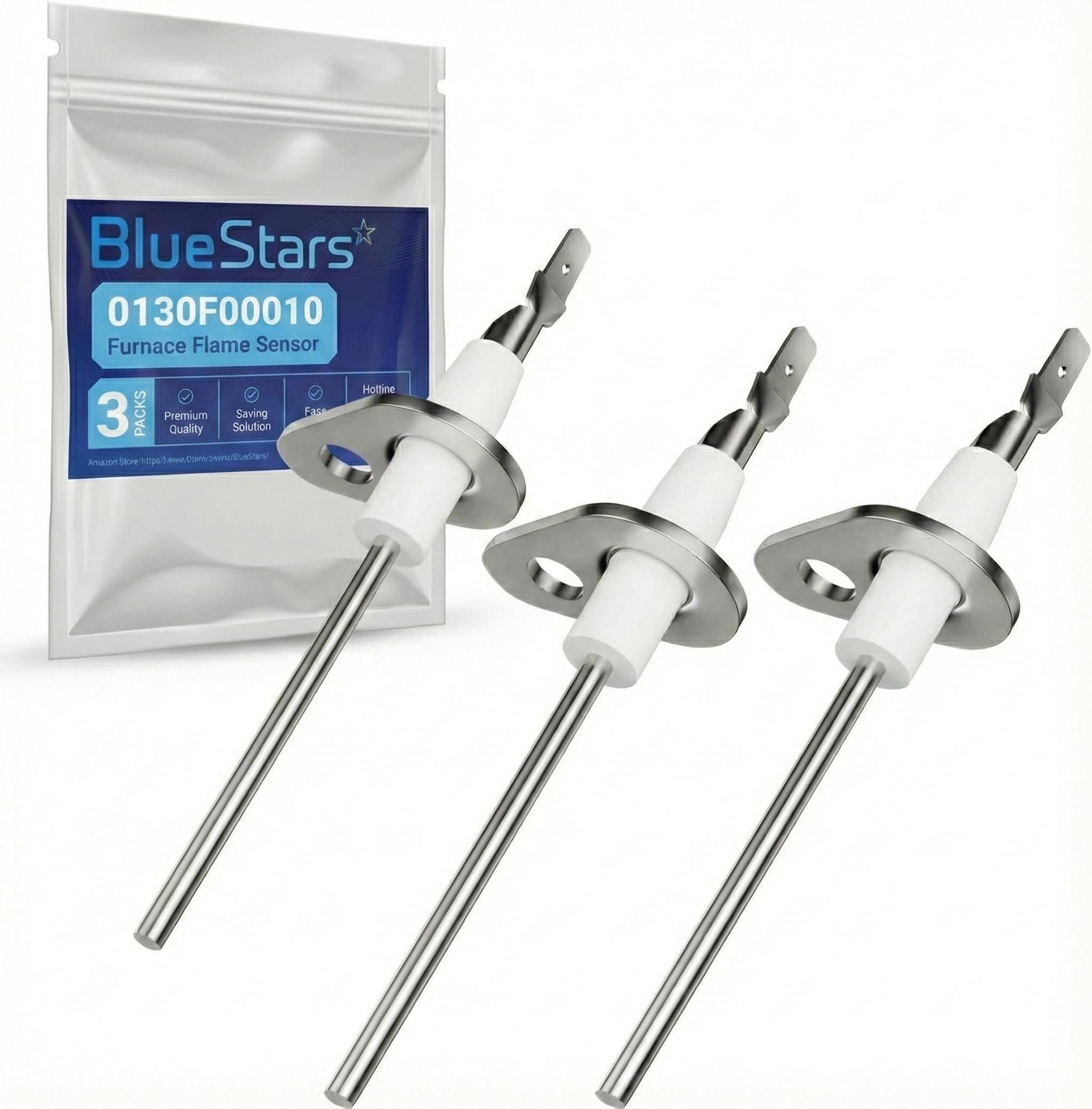 Upgraded Replacement 0130F00010 Compatible with Goodman Furnace Flame Sensor B11726-06 (3 Pack) image 0
