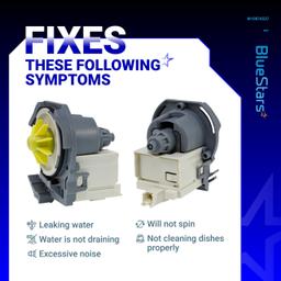 [Lifetime Warranty] W10876537 W10724439 Dishwasher Drain Pump - Compatible with Whirlpool Amana Kenmore KitchenAid Maytag - WDT720PADM2 WDF320PADS2 WDT970SAHZ0 WDT730PAHZ0 AP6004843 PS11738151 4454971 thumbnail 7