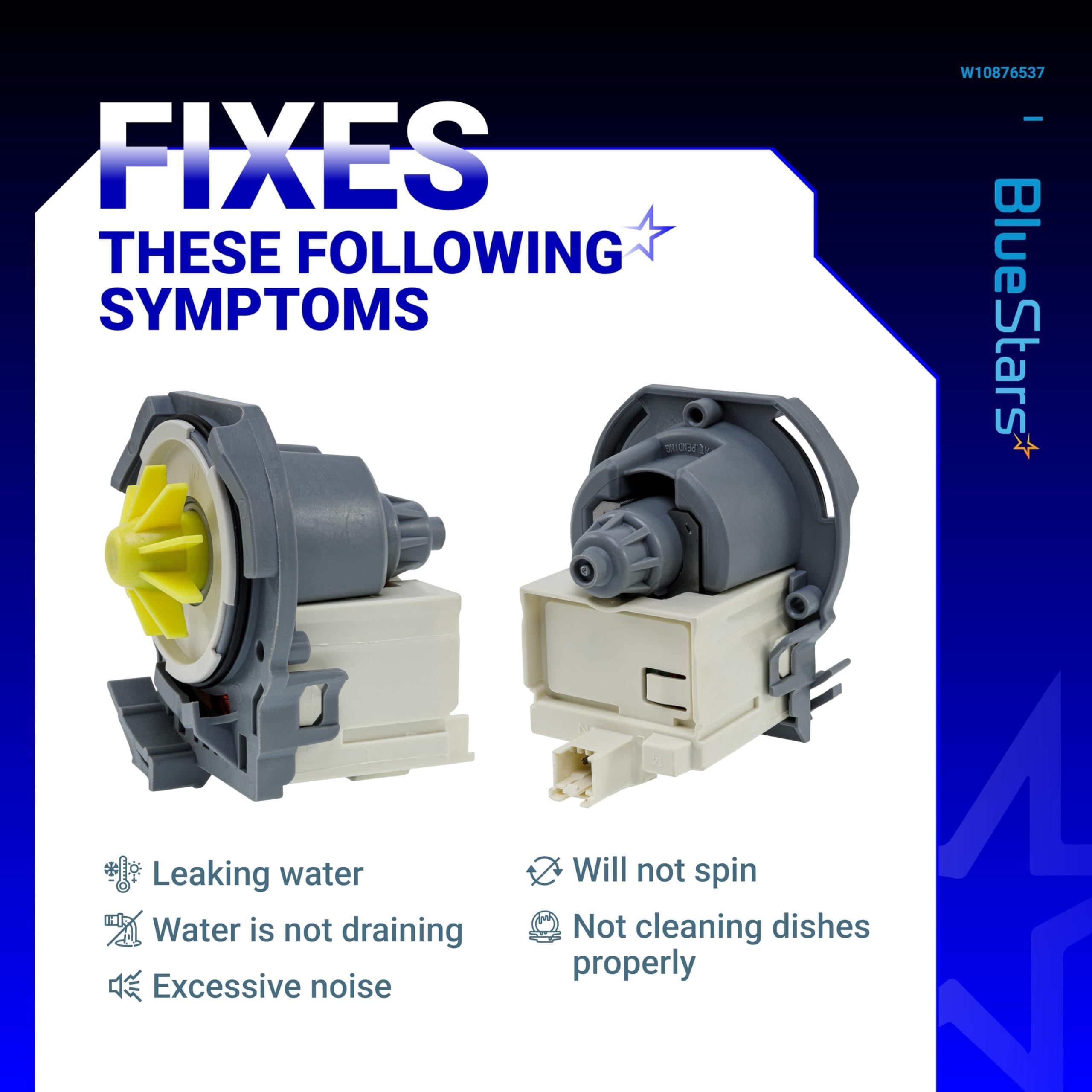 [Lifetime Warranty] W10876537 W10724439 Dishwasher Drain Pump - Compatible with Whirlpool Amana Kenmore KitchenAid Maytag - WDT720PADM2 WDF320PADS2 WDT970SAHZ0 WDT730PAHZ0 AP6004843 PS11738151 4454971 image 7