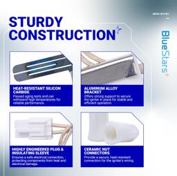 [Lifetime Warranty] MEE61841401 Range Oven Igniter - Compatible with LG Gas Range models LRG LSS LDG LSG LTG - Replaces AP5214765 1599783 AH3535362 EA3535362 MEE61841403 PS3535362 and more thumbnail 3