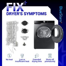 [Lifetime Warranty] DC47-00032A Dryer Heating Element Kit - Includes DC47-00018A, DC96-00887A, DC47-00016A, DC32-00007A for 3-Wire Samsung Dryers thumbnail 6