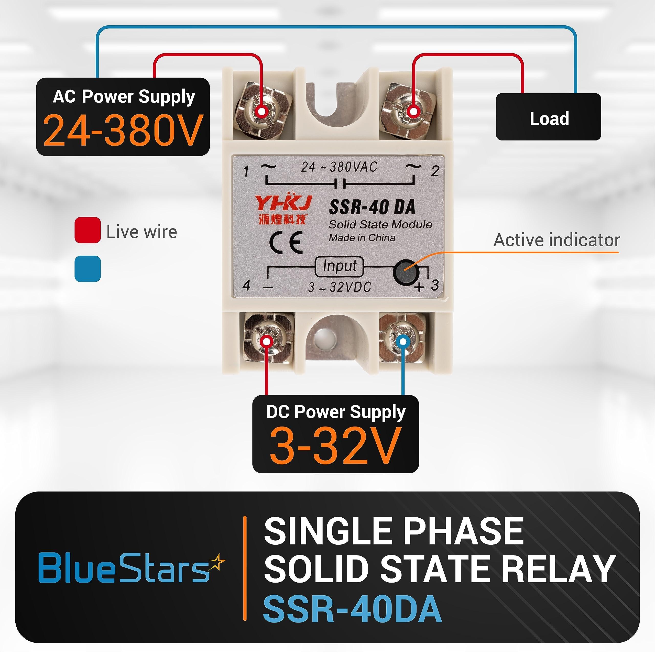 [Lifetime Warranty] 3PCS Solid State Relay SSR-40DA DC image 1