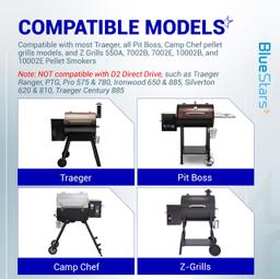 [Lifetime Warranty] 3000RPM Grill Induction Fan Kit Replacement, AC120V 60Hz OEM Combustion Fan, IFRP01 thumbnail 2