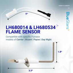 LH680014 LH680534 Furnace Flame Sensor Replacement Part thumbnail 2