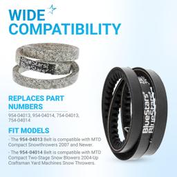 [Lifetime Warranty] 954-04013 & 954-04014 Auger Drive Belt Replacement thumbnail 4