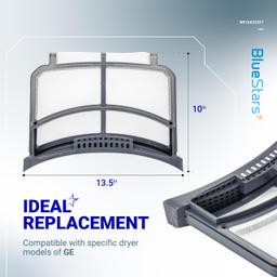 [Lifetime Warranty] WE16X32537 Dryer Lint Filter Trap Screen - Compatible with GE Dryer models GFD55ESMN0DG GFD55ESMN0WW GFD55ESMN1DG - Replaces WE16X29597 AP7205579 4977656 PS12743423 thumbnail 2