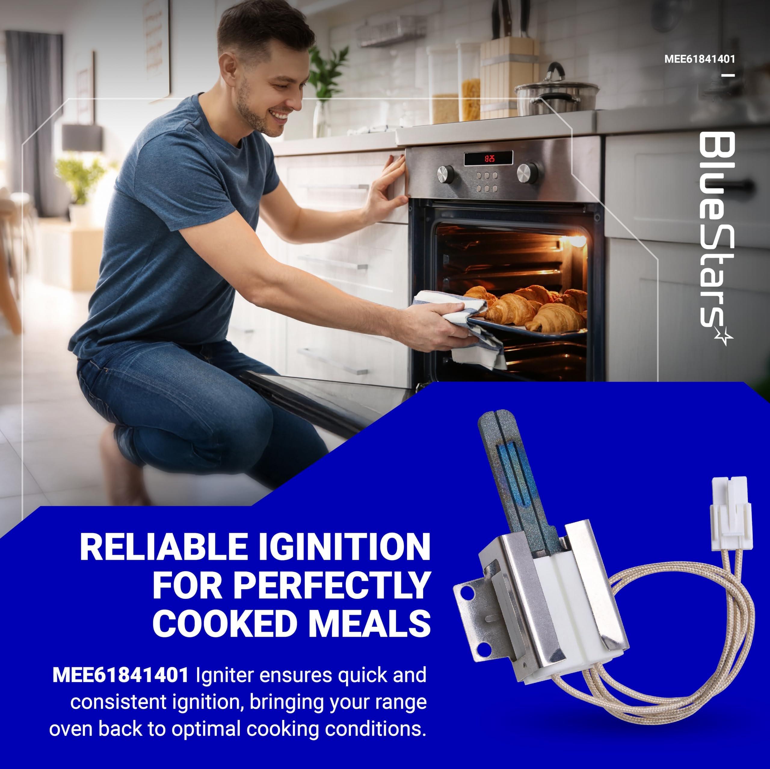 [Lifetime Warranty] MEE61841401 Range Oven Igniter - Compatible with LG Gas Range models LRG LSS LDG LSG LTG - Replaces AP5214765 1599783 AH3535362 EA3535362 MEE61841403 PS3535362 and more image 2
