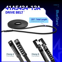 [Lifetime Warranty] 41A5434-13A Garage Door Opener Belt 257" / 41A5434-13 Drive Belt for 8ft Doors thumbnail 2