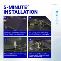 [Lifetime Warranty] MEE61841401 Range Oven Igniter - Compatible with LG Gas Range models LRG LSS LDG LSG LTG - Replaces AP5214765 1599783 AH3535362 EA3535362 MEE61841403 PS3535362 and more thumbnail 8