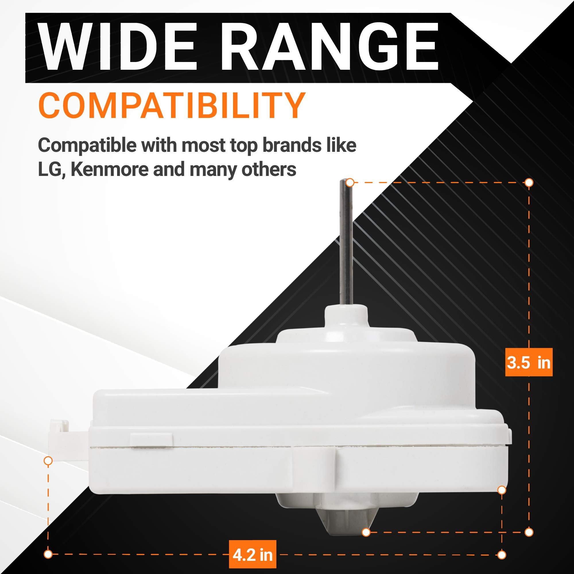 [Lifetime Warranty] 2188874 4-Pin 115V 60HZ Refrigerator Condenser Motor - Compatible with Whirlpool Kenmore KitchenAid Refrigerators - Replaces 2188875 WP2188874 PS11739140 AP6006075 image 1