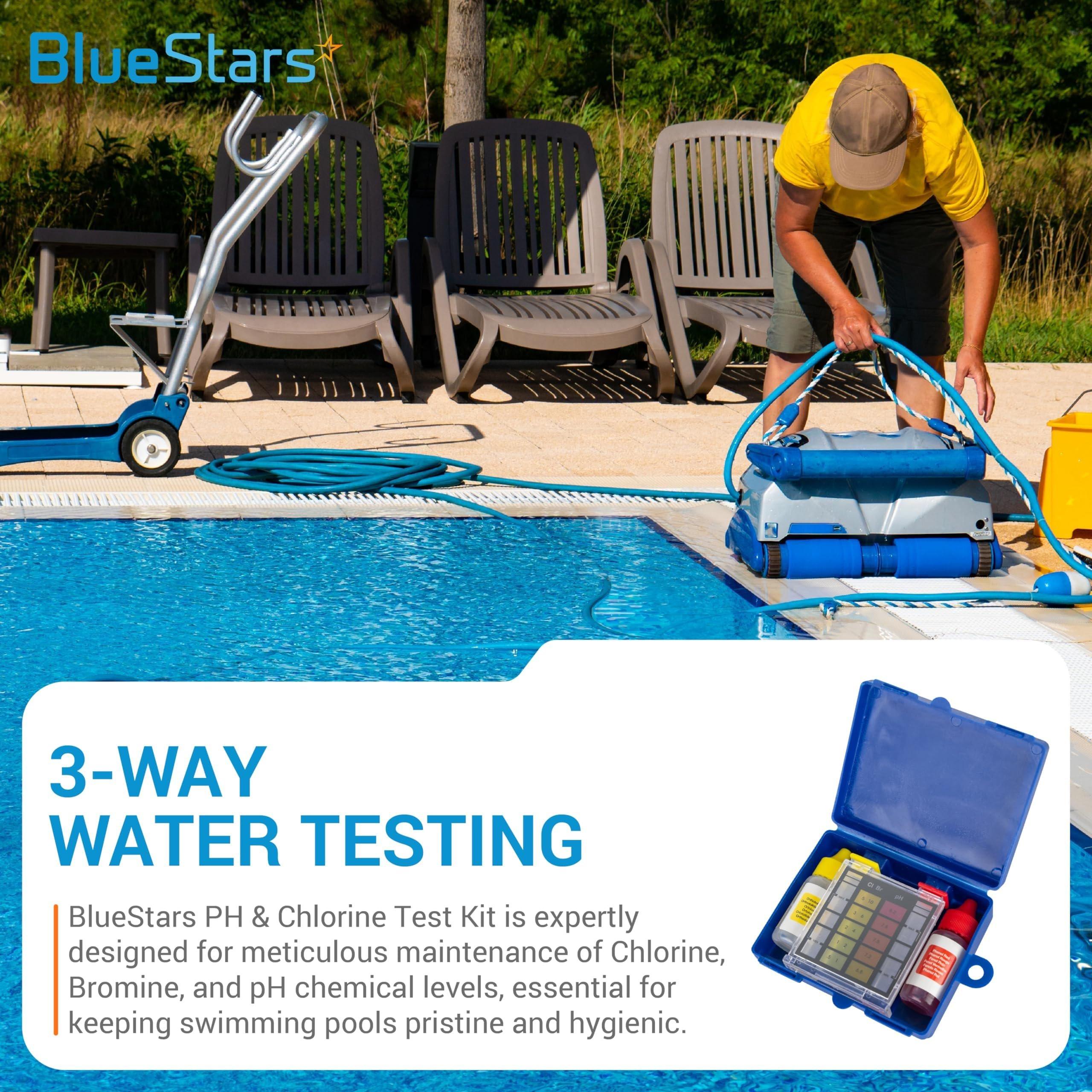 [Lifetime Warranty] Standard 3-Way Swimming Pool & Spa Water Test Kit - Test Water for pH, Chlorine, and Bromine image 1