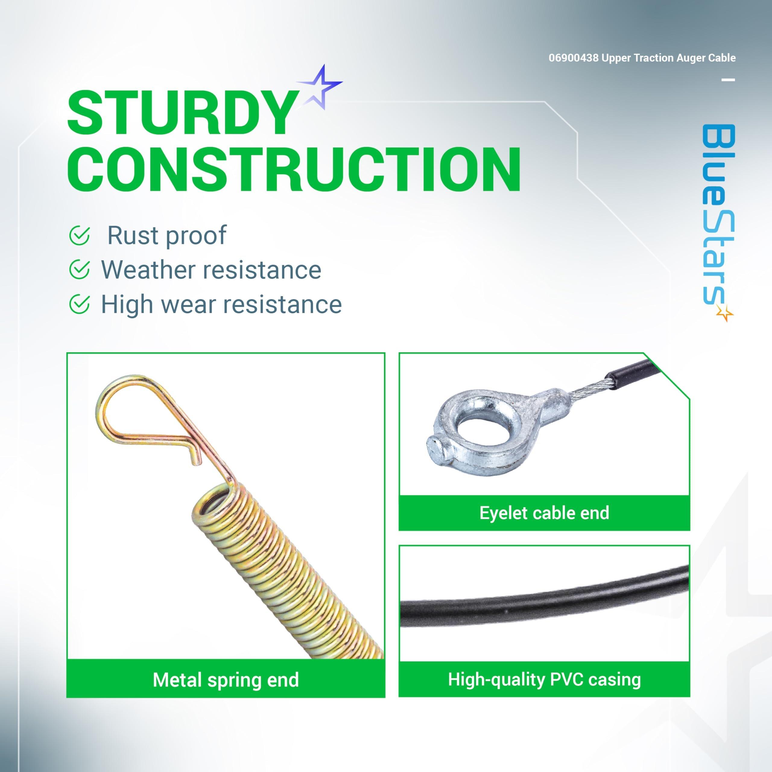 [Lifetime Warranty] 06900438 Upper Traction Auger Cable image 2
