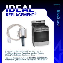 [Lifetime Warranty] 316489403 5304508786 Range Oven Igniter for Kenmore Crosley Frigidaire Oven - Replaces AP4433236, 1513415, 7316489403, AH2364063, EA2364063, PS2364063 thumbnail 4