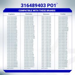 [Lifetime Warranty] 316489403 5304508786 Range Oven Igniter for Kenmore Crosley Frigidaire Oven - Replaces AP4433236, 1513415, 7316489403, AH2364063, EA2364063, PS2364063 thumbnail 8