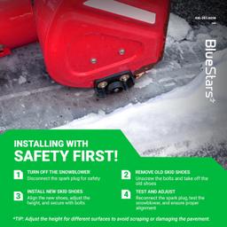 [Lifetime Warranty] 490-241-0038 Universal Snow Blower Rolling Skid Shoes with Hardware thumbnail 8