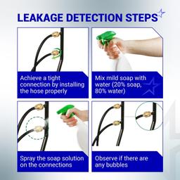 [Lifetime Warranty] 5 Feet Propane Torch Extension Hose for Propane Tree Distribution Tree Post Assembly, 1" x20 Male Throwaway Cylinder Thread, 1" x20 Female - T and Y Connector to Appliances thumbnail 7