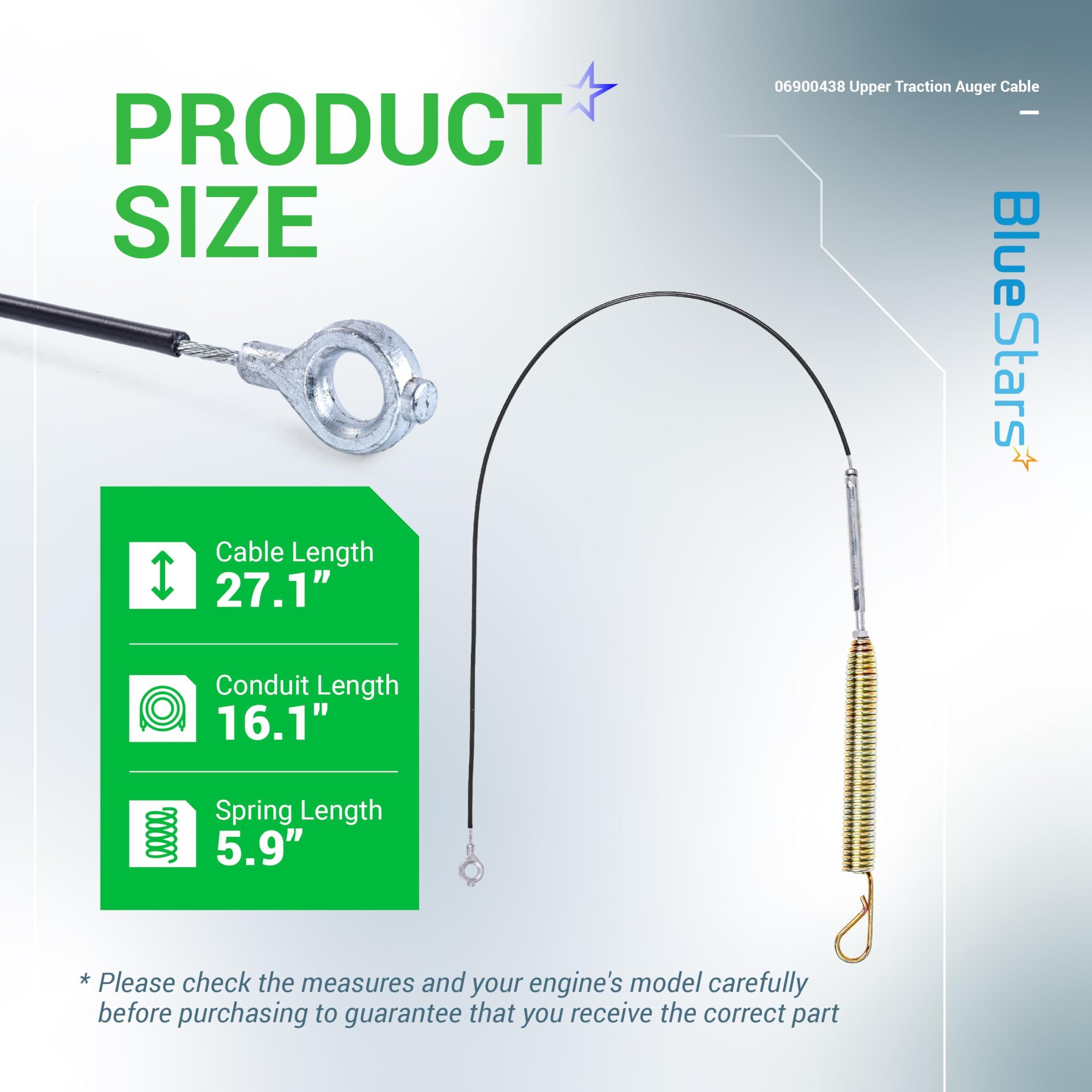 [Lifetime Warranty] 06900438 Upper Traction Auger Cable image 1