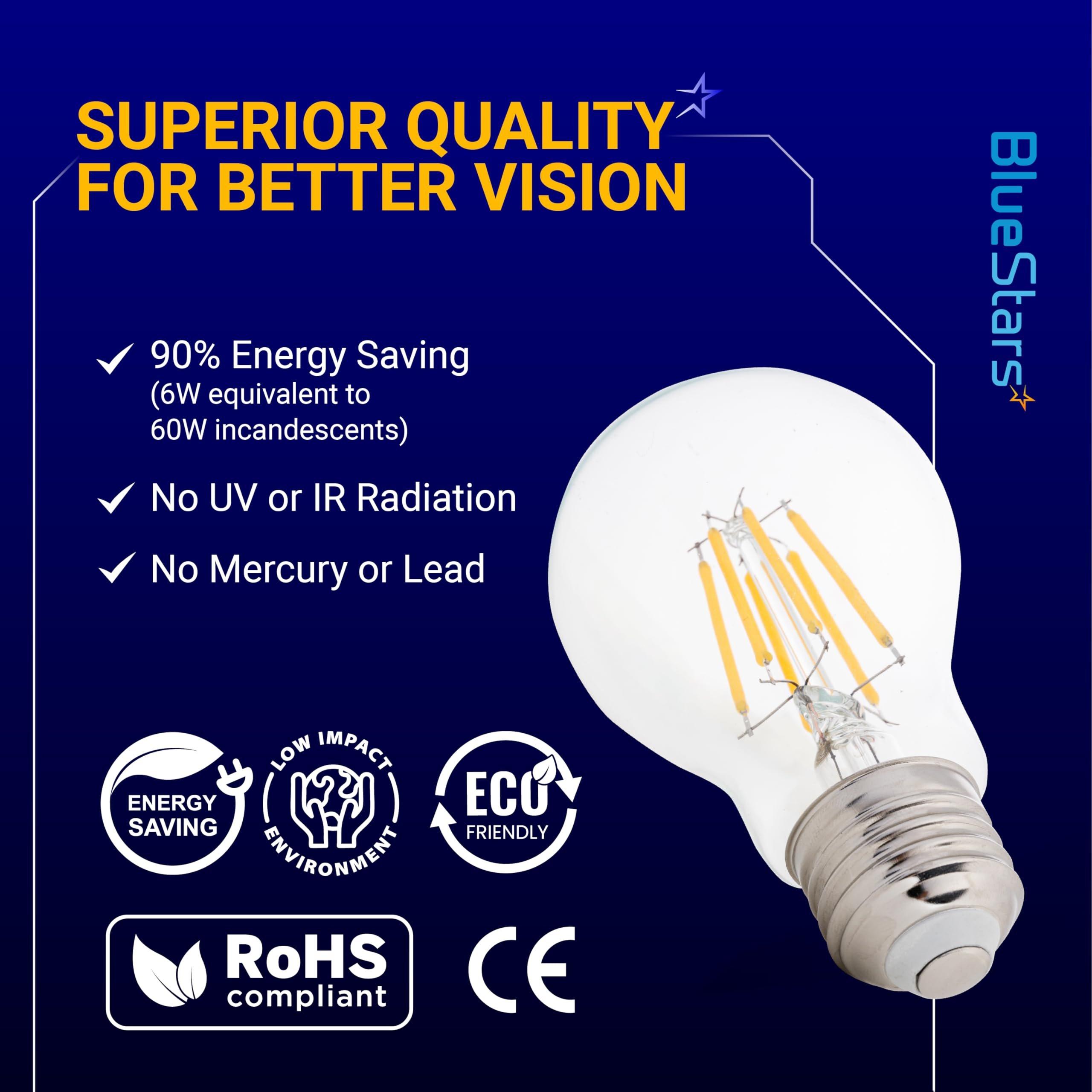 [Lifetime Warranty] 12V LED Light Bulb 6W 600Lm A19 E26 Base, Low Voltage 12-24V AC/DC 60W Equivalent, Warm White 2700K - Pack of 6 image 7