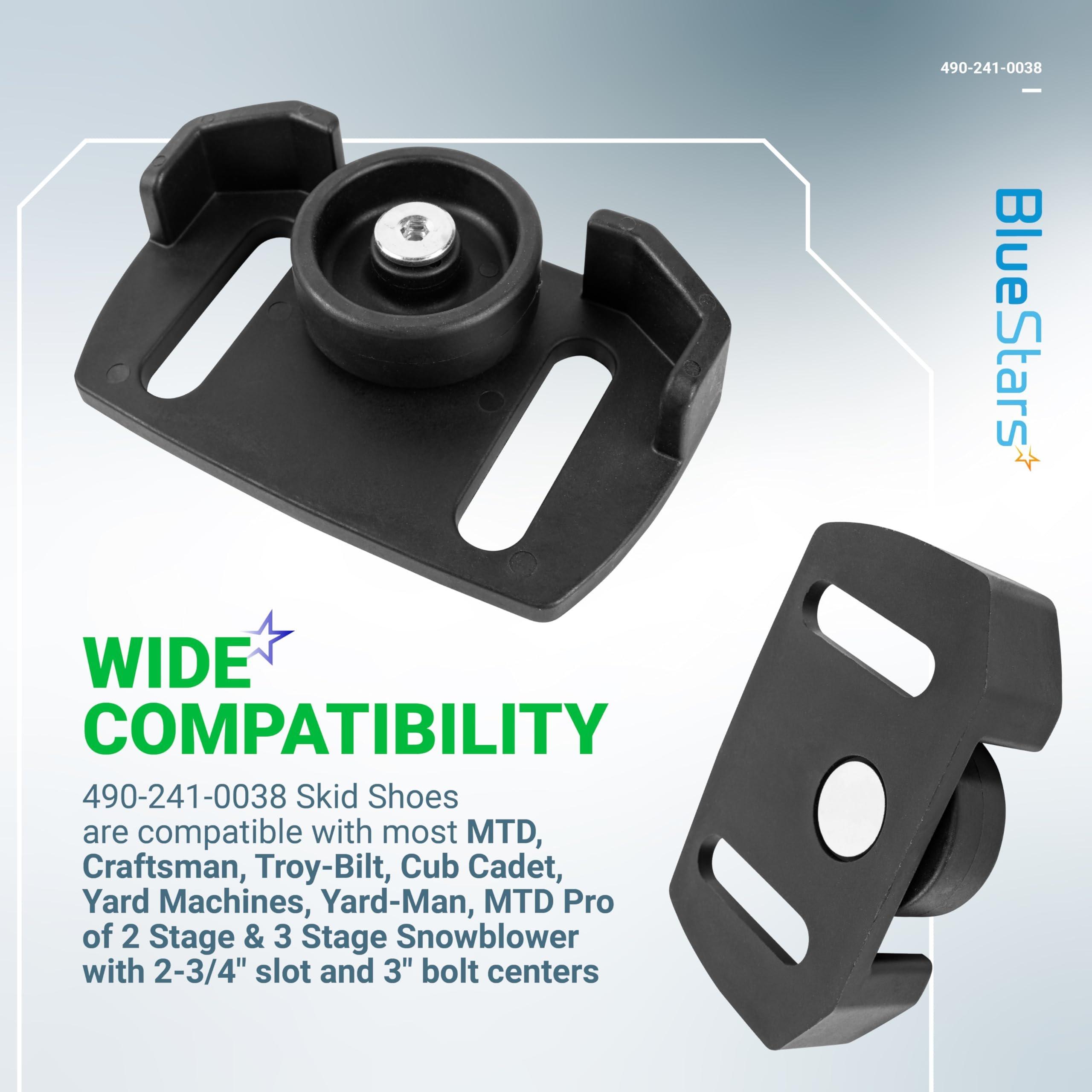 [Lifetime Warranty] 490-241-0038 Universal Snow Blower Rolling Skid Shoes with Hardware image 5