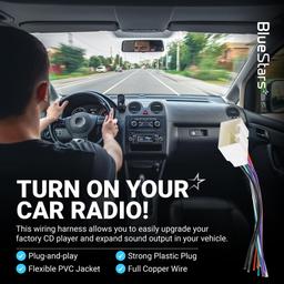 [Lifetime Warranty] Car Radio Wiring Harness Connector - for Ford F150 1999-2004 F250/F350 1999-2004 Mustang 2001-2003 Mercury Grand Marquis 1998-2002 thumbnail 2