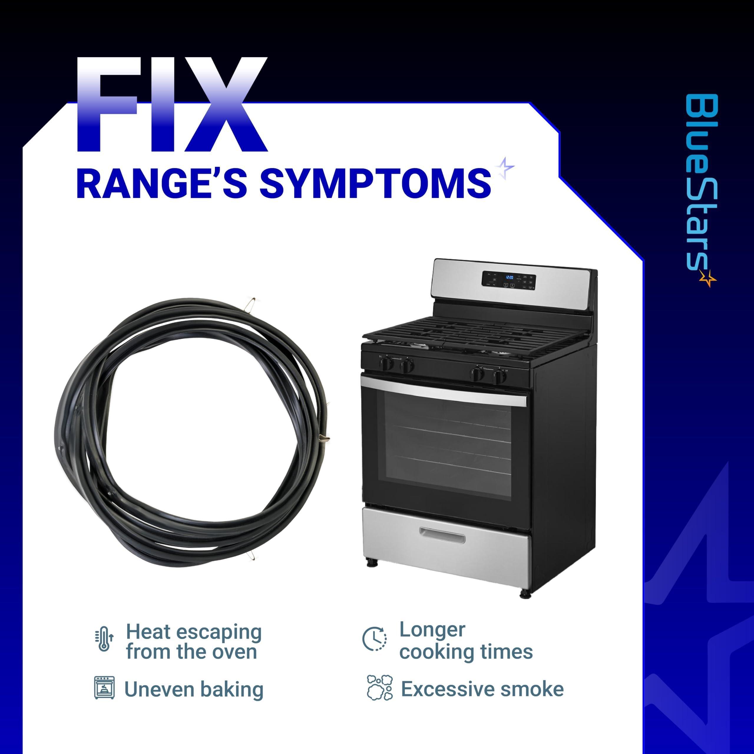 [Lifetime Warranty] W10535778 Range Oven Door Seal Gasket - Compatible with Whirlpool Maytag Amana and Ikea - Rubber Door Seal replaces AP6022735 WPW10535778 3449335 PS11756072 EAP1175607 image 7