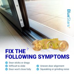 [Lifetime Warranty] Gliding Patio Door Tandem Roller Assembly - Replaces #1997061 (1982 to P) #1273704 (1964 to 1982) 1-1/4" Steel Ball Bearing - Pack of 2 thumbnail 5