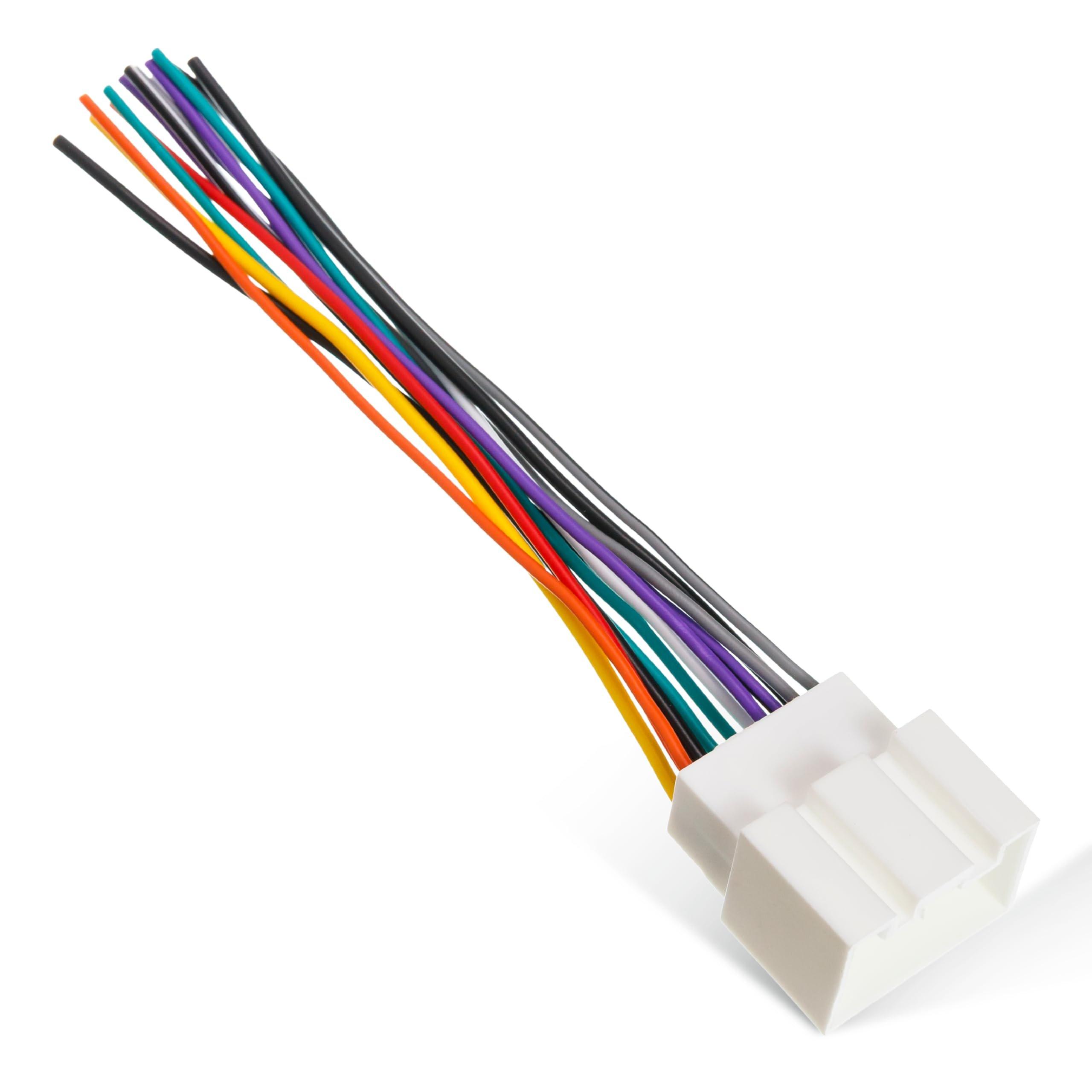 [Lifetime Warranty] Car Radio Wiring Harness Connector - for Ford F150 1999-2004 F250/F350 1999-2004 Mustang 2001-2003 Mercury Grand Marquis 1998-2002 image 0