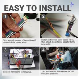 [Lifetime Warranty] Car Radio Wiring Harness Connector - for Nissan 2007-2019 Infiniti 2008-2013 Subaru 2008-2013 thumbnail 7