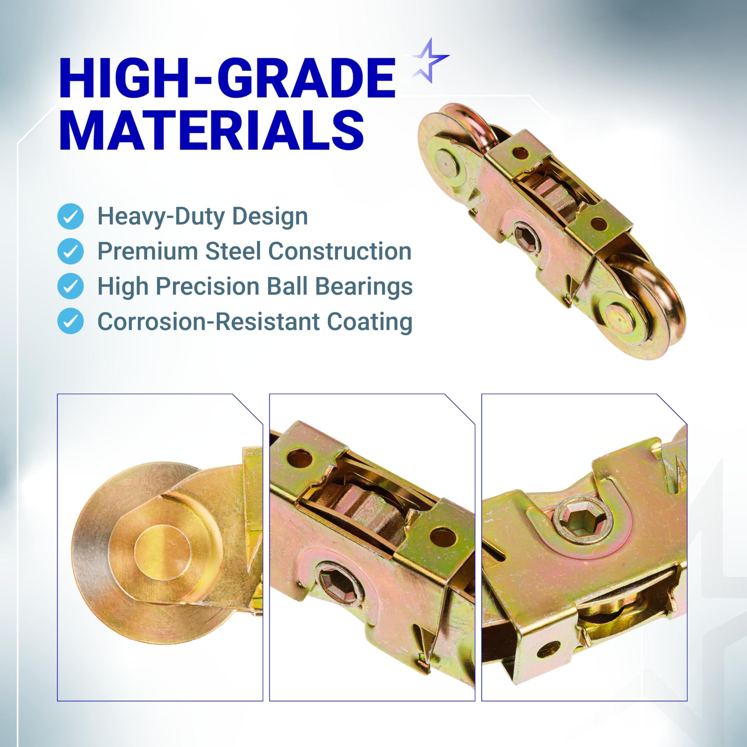 [Lifetime Warranty] Gliding Patio Door Tandem Roller Assembly - Replaces #1997061 (1982 to P) #1273704 (1964 to 1982) 1-1/4" Steel Ball Bearing - Pack of 2 image 3