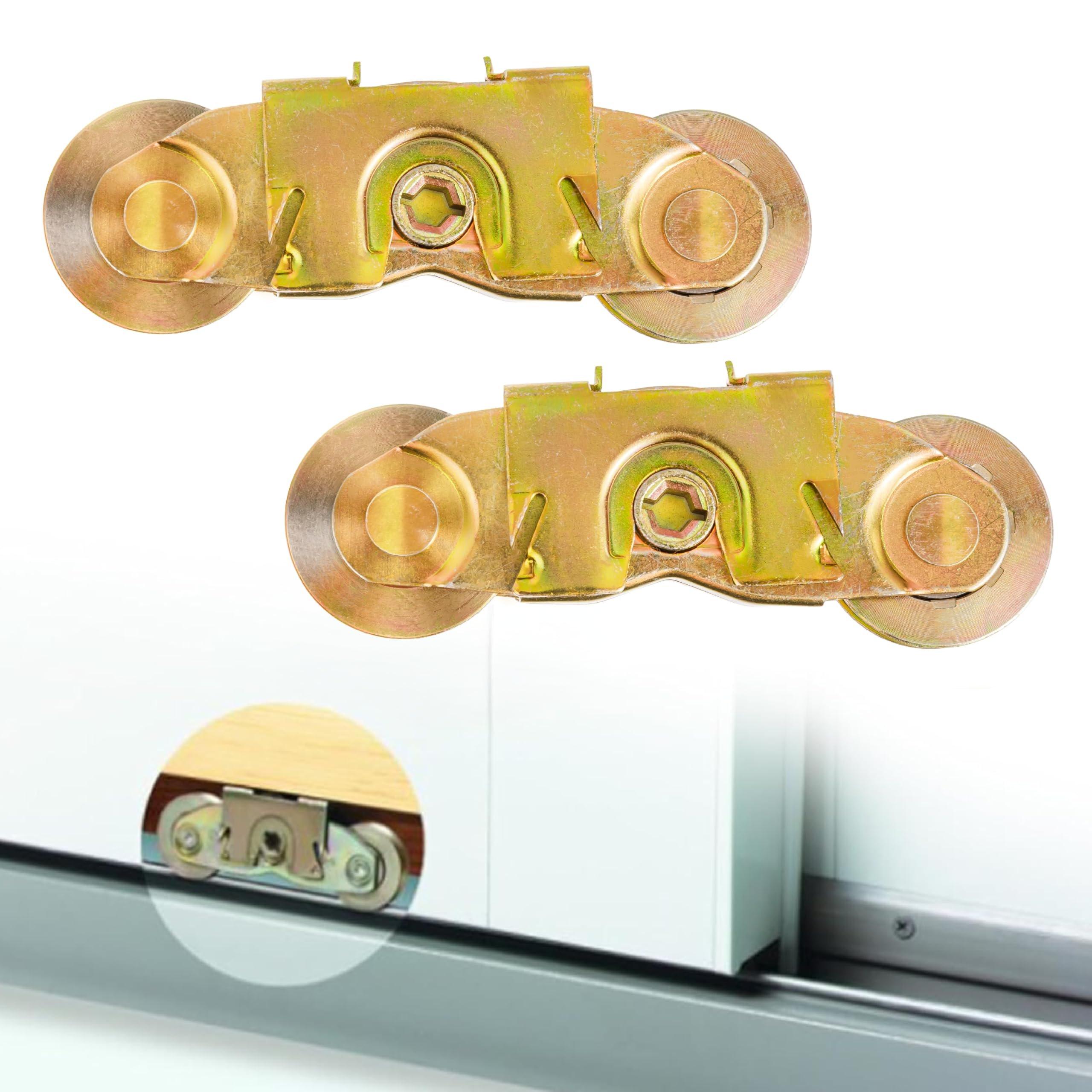 [Lifetime Warranty] Gliding Patio Door Tandem Roller Assembly - Replaces #1997061 (1982 to P) #1273704 (1964 to 1982) 1-1/4" Steel Ball Bearing - Pack of 2 image 0