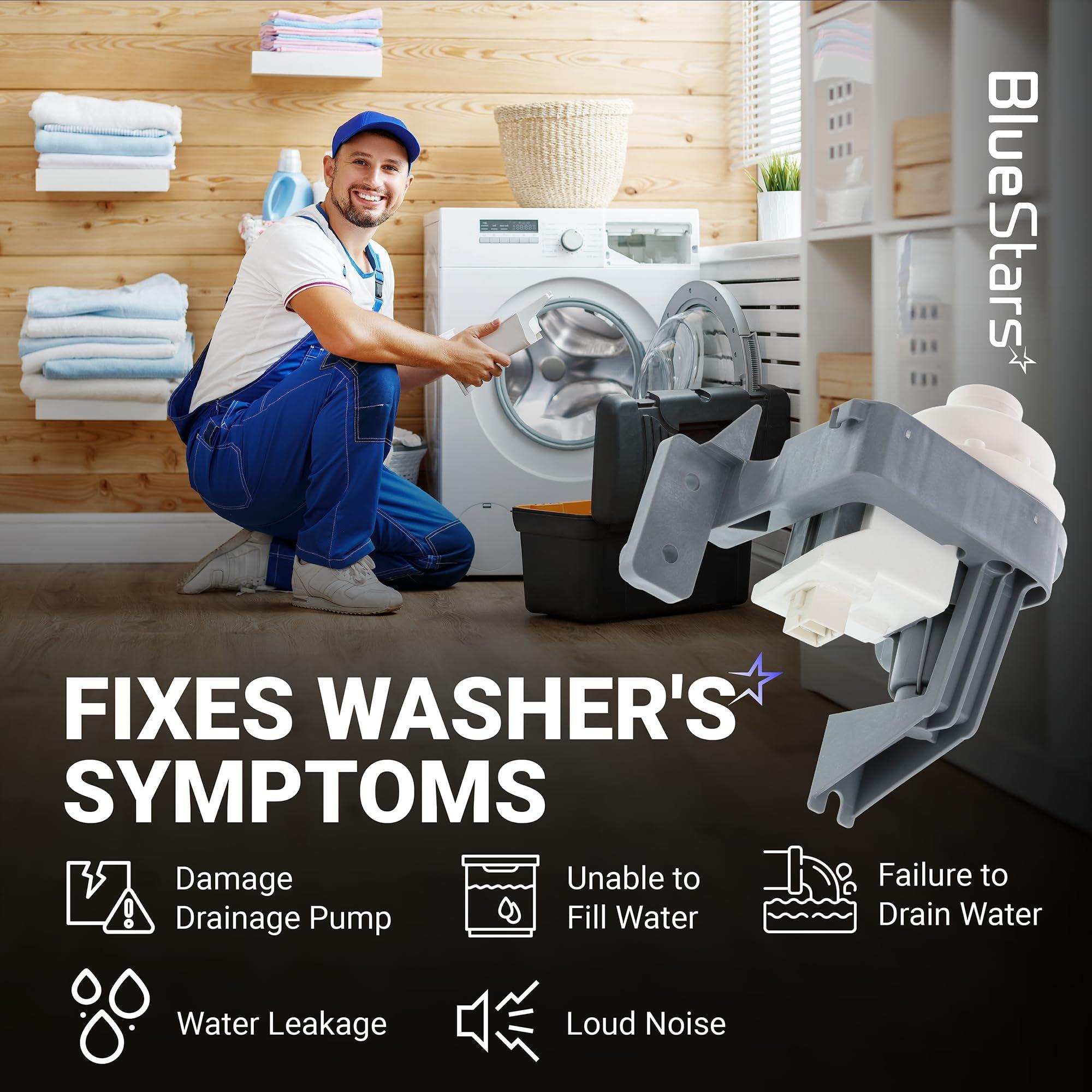 [Lifetime Warranty] W11396717 Washer Drain Pump - Compatible with Whirlpool Kenmore Maytag Washing Machine WTW5100 - Replaces B25-3A04 W11263349 4960510 AP6974116 PS12731177 EAP12731177 image 6