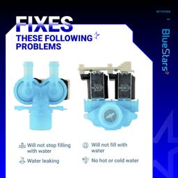 [Lifetime Warranty] W11036930 W11316256 Washer Water Inlet Valve - Compatible with Maytag Whirlpool Amana Inglis Washer - Replaces parts W11688995, 4929298, AP6835737, PS12711564, EAP12711564, and more thumbnail 6