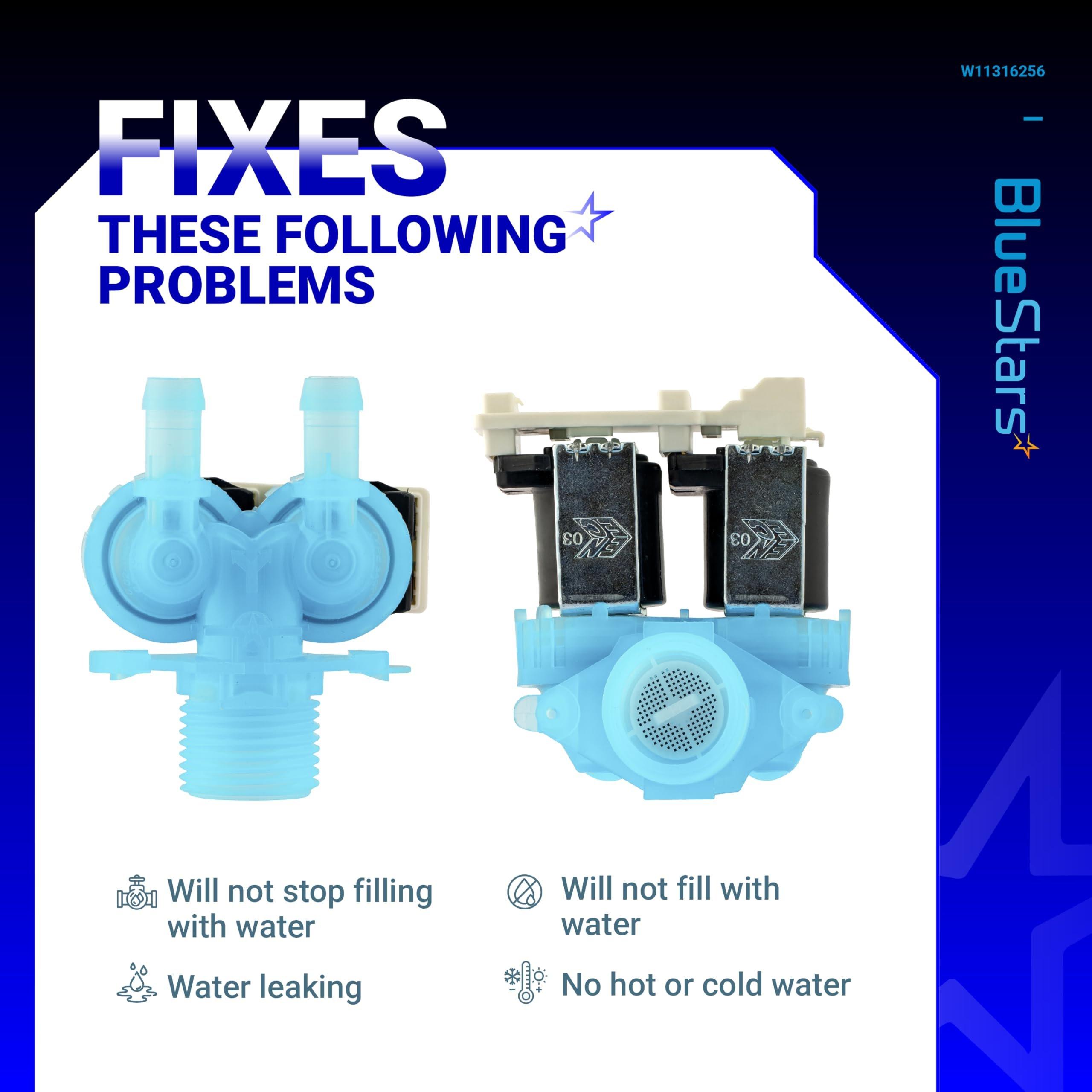 [Lifetime Warranty] W11036930 W11316256 Washer Water Inlet Valve - Compatible with Maytag Whirlpool Amana Inglis Washer - Replaces parts W11688995, 4929298, AP6835737, PS12711564, EAP12711564, and more image 6