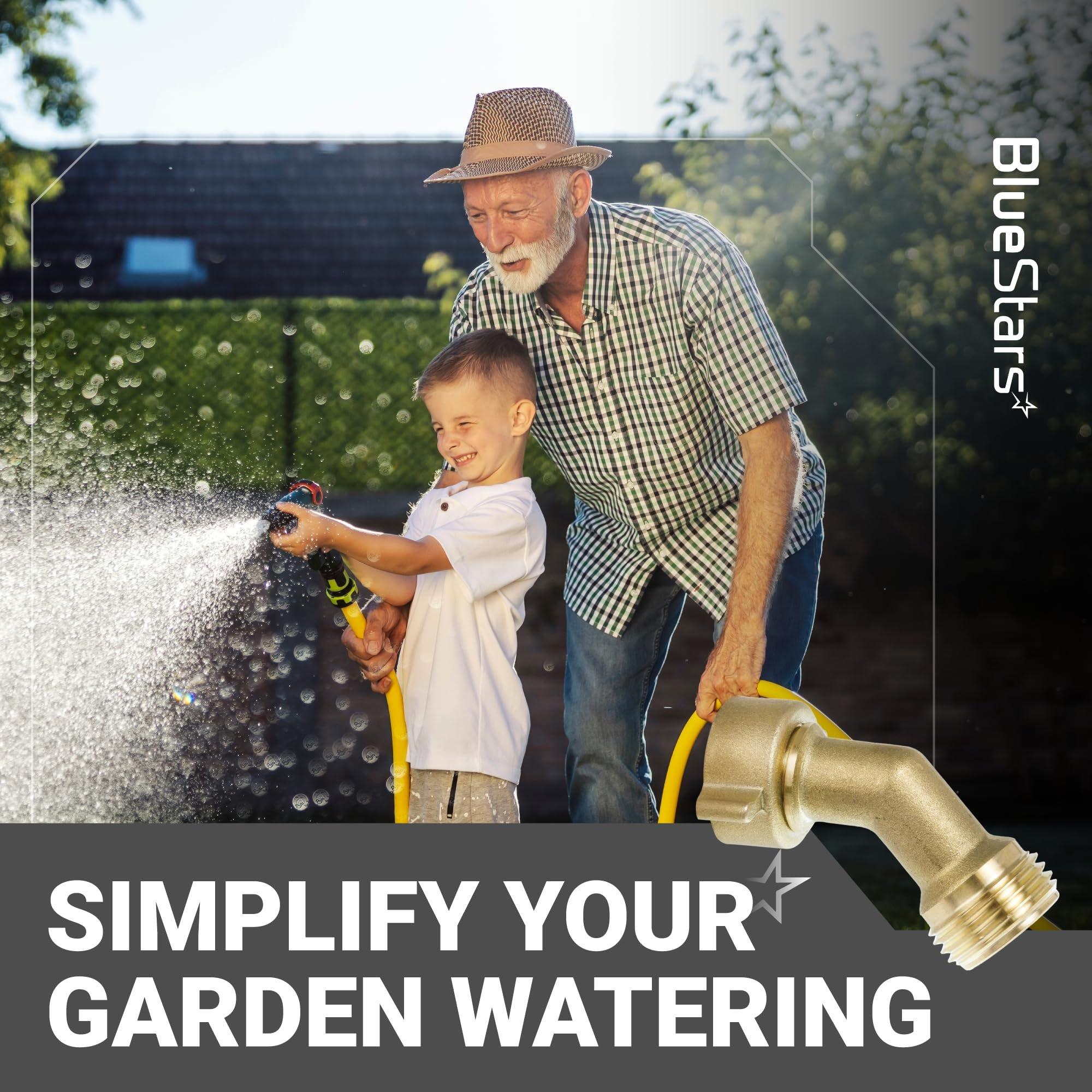 [Lifetime Warranty] 45 Degree Water Hose Elbows Adapter - Universal 3/4" GHT Anti-Kink Faucet Connector - Pack of 2 image 7