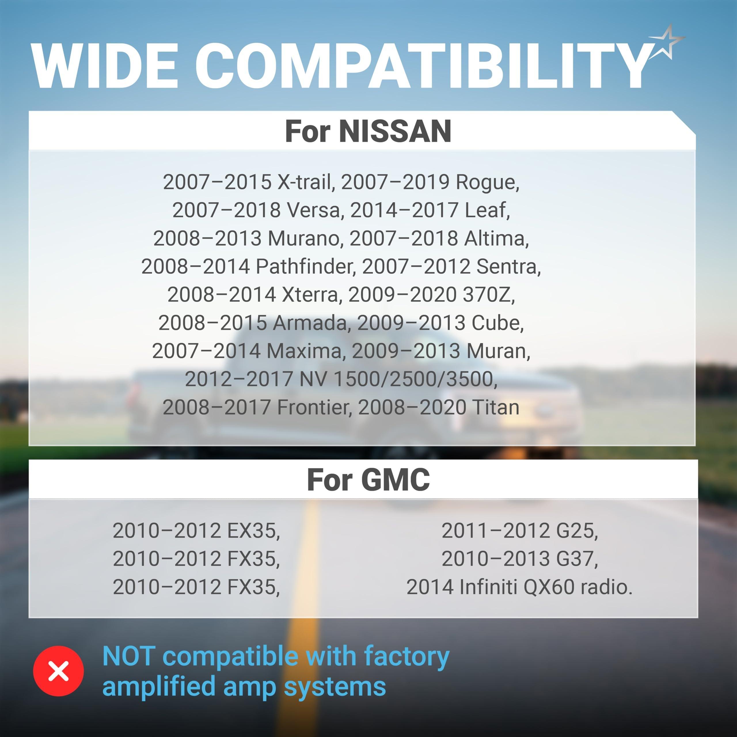 [Lifetime Warranty] Car Radio Wiring Harness Connector - for Nissan 2007-2019 Infiniti 2008-2013 Subaru 2008-2013 image 5