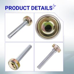 [Lifetime Warranty] Truck and Trailer Door Rollers Garage Door Rollers Hardware On Box Truck Rollup Door - Fit for 1" Track - 7/16'' Diameter x 2-3/4'' Long Rod - Pack of 12 thumbnail 6