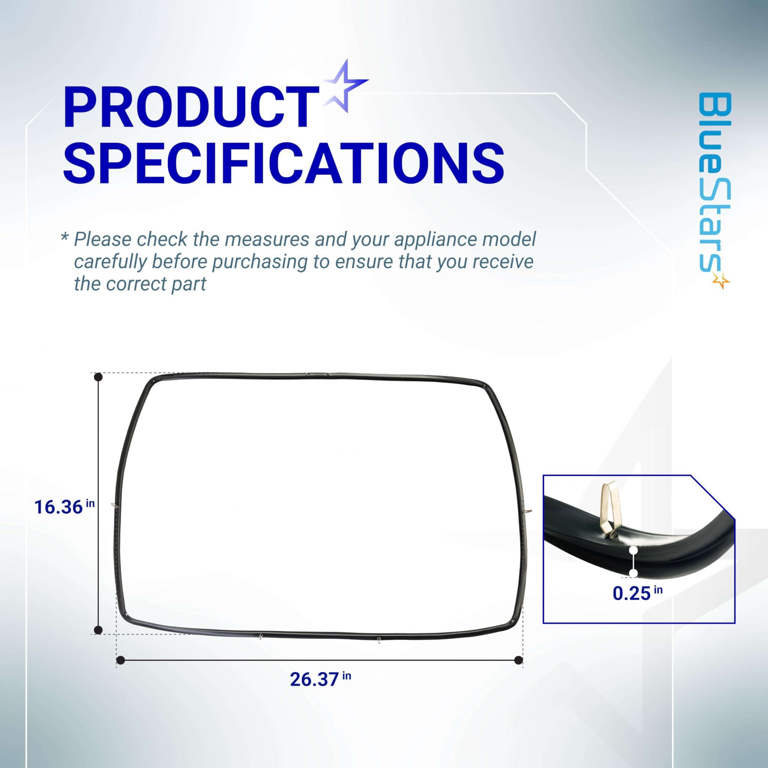 [Lifetime Warranty] W10535778 Range Oven Door Seal Gasket - Compatible with Whirlpool Maytag Amana and Ikea - Rubber Door Seal replaces AP6022735 WPW10535778 3449335 PS11756072 EAP1175607 image 2