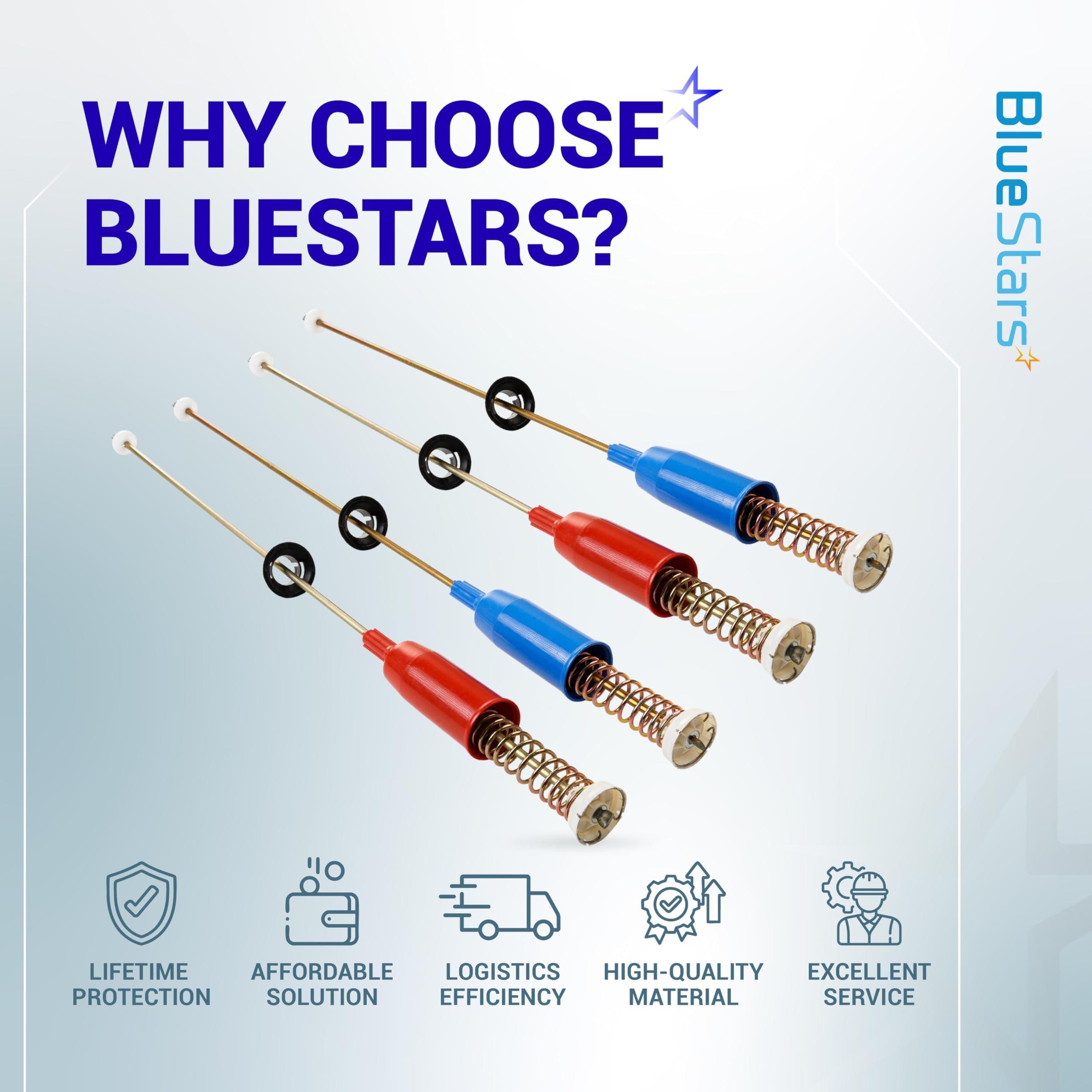 [Lifetime Warranty] WH16X10158 & WH16X10159 Washer Suspension Rod Set 28.5" - For GE, Hotpoint Washer - Replaces PS3654190 PS3654191 2754602 AP5632455 - Pack of 4 image 8