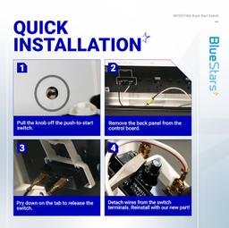 [Lifetime Warranty] 3977456 WP3977456 Dryer Start Switch for Kenmore, Whirlpool, Maytag, Amana Dryers - Replaces AP6009036, PS11742178, EAP11742178, 898073 thumbnail 6