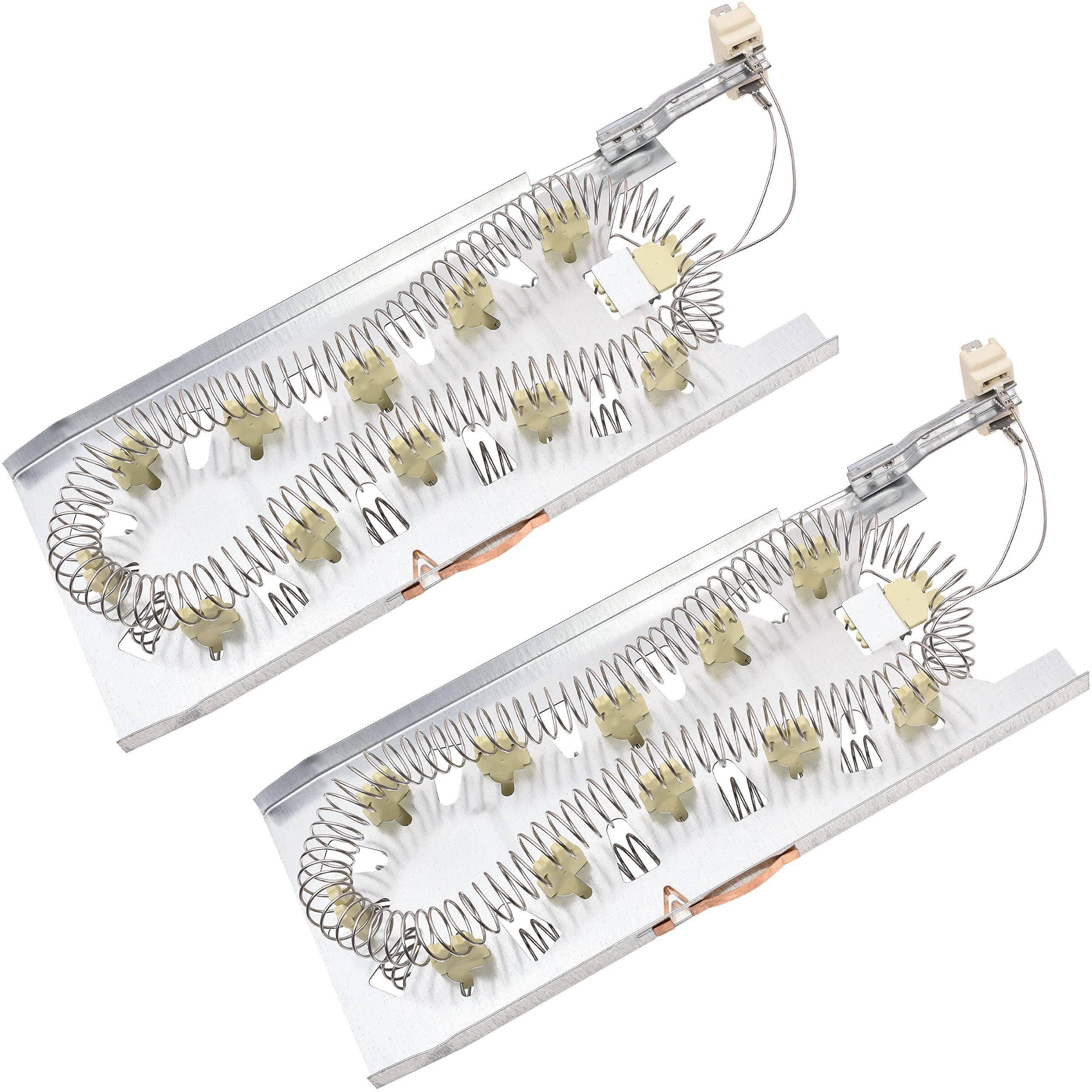 [Lifetime Warranty] 3387747 W11344457 Dryer Heating Element - Compatible with Whirlpool Kenmore Maytag KitchenAid - Replaces WP3387747 PS11741416 AP6008281 W11045584 80003 MEDC700VW0 GEW9200lW1 - Pack of 2 image 0