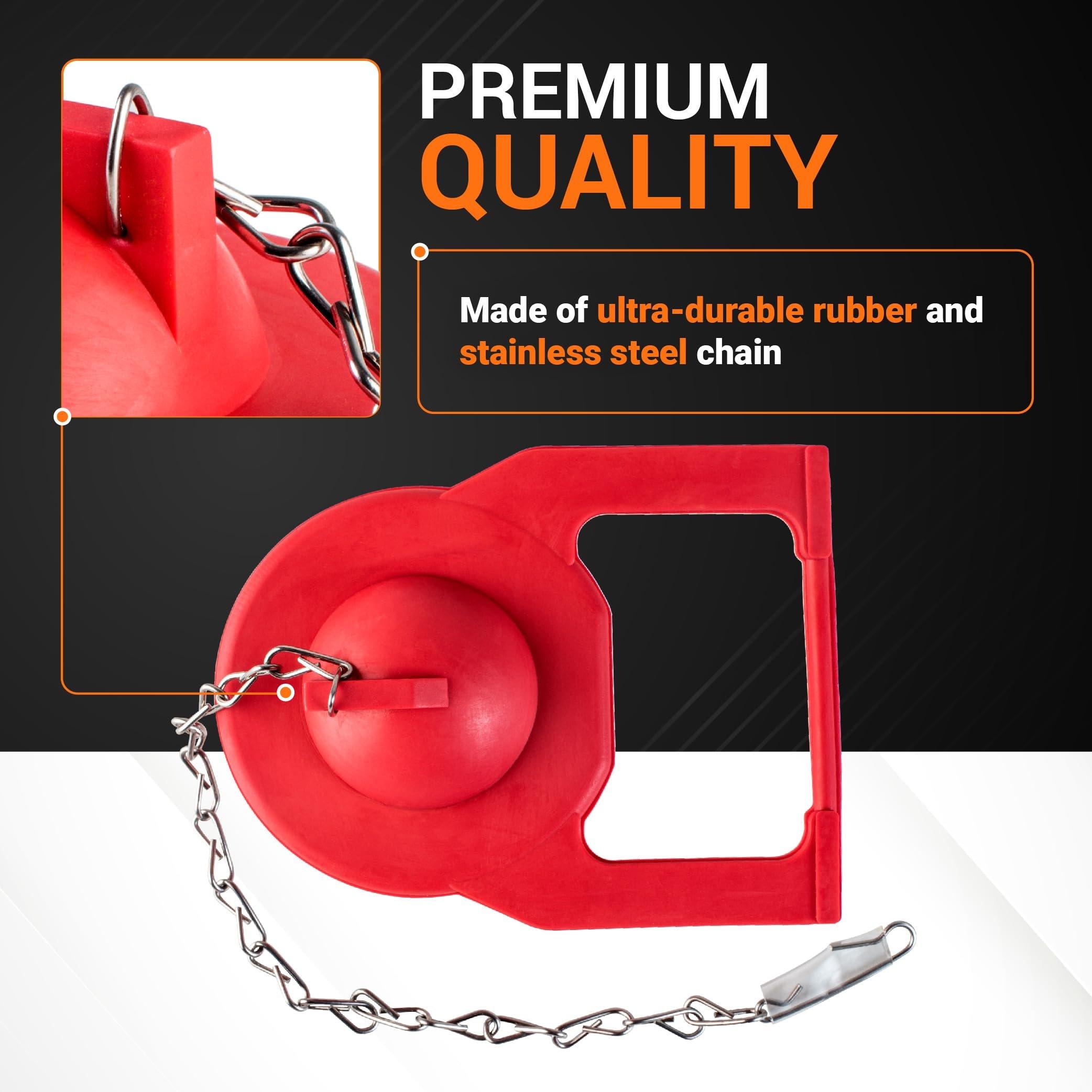 [Lifetime Warranty] 84995 & 1000490 Toilet Flapper - Compatible with Kohler Toilet - Pack of 2 image 5