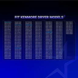 [Lifetime Warranty] Dryer Roller Repair Kit for LG Kenmore DLE0442W DLGX3371W DLE5977W DLE2516W DLE2301R DLE5955W Dryers - Includes 4581EL2002C Drum Rollers 4561EL3002A Idler Pulley 4400EL2001A Belt & Spring thumbnail 7