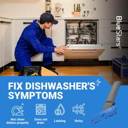 [Lifetime Warranty] 5304506660 Dishwasher Lower Spray Arm LFID2426TF5A FFID2426TS1A - Compatible with several Frigidaire Dishwashers Wash Arm Assembly - Replaces 5304496886 5304496936 AP6038456 thumbnail 5