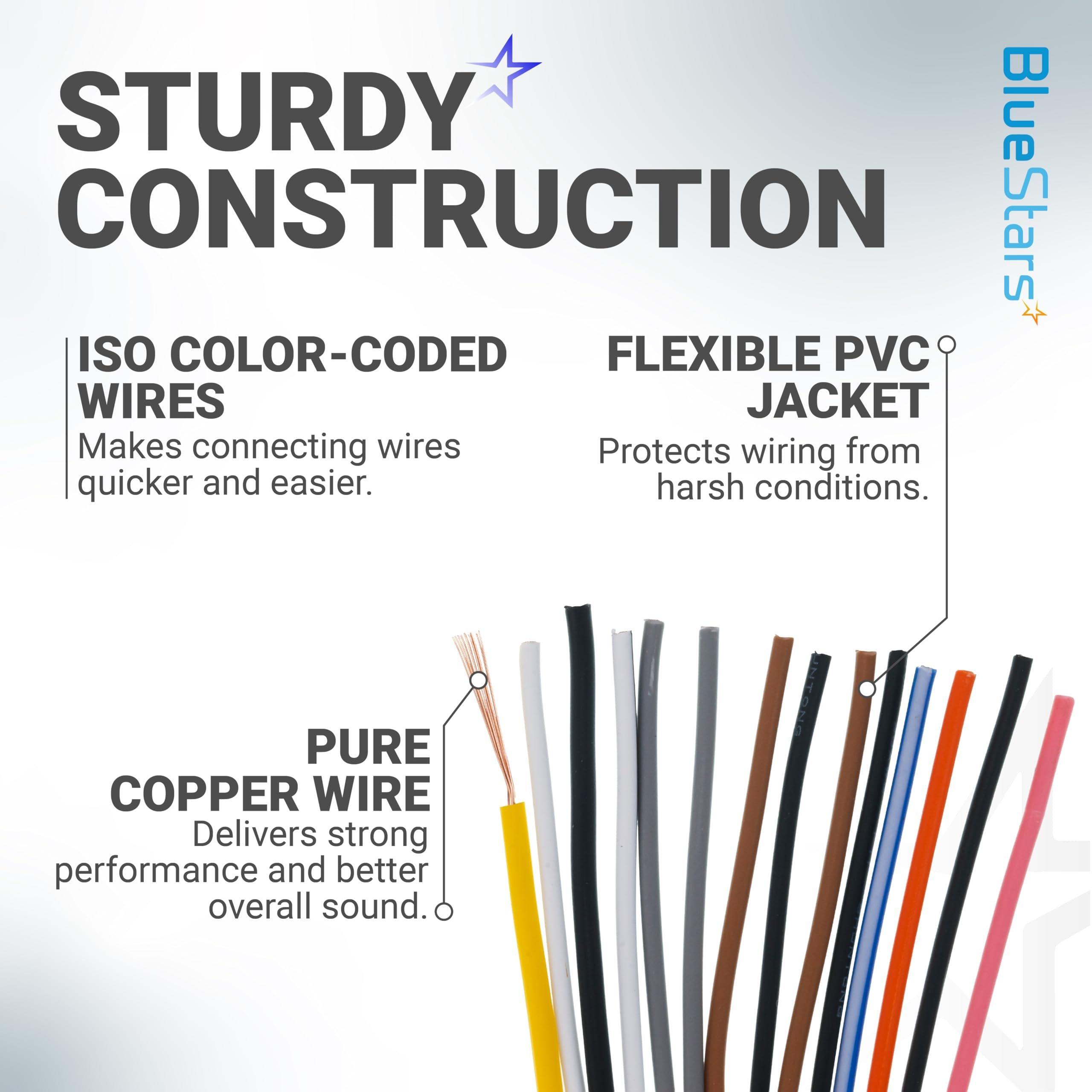 Car Radio Wiring Harness Connector - for Chevrolet 08-15 Express/07-14 Silverado/Sierra/Suburban GMC 07-14 Yukon 06-15 Savana 07-12 Cadillac Escalade image 2