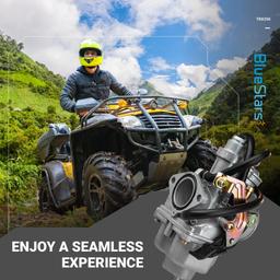 [Lifetime Warranty] TRX250 Carburetor Kit - Compatible with Honda TRX 250 Recon (TRX250TM, TRX250TE) ATV - Replaces 16100-HM8-B01, Includes Petcock, Air Filter, Fuel Filter, Oil Filter, Spark Plug, Lever Screw thumbnail 6