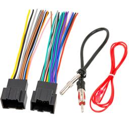 Car Radio Wiring Harness Connector - for Chevrolet 08-15 Express/07-14 Silverado/Sierra/Suburban GMC 07-14 Yukon 06-15 Savana 07-12 Cadillac Escalade thumbnail 0