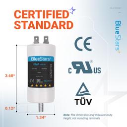 [Lifetime Warranty] 25 uF MFD 250 VAC CBB60 50/60 Hz Run Capacitor thumbnail 1