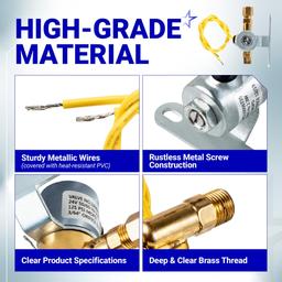 [Lifetime Warranty] 4040 Humidifier Solenoid Valve 24V Water Valve thumbnail 4