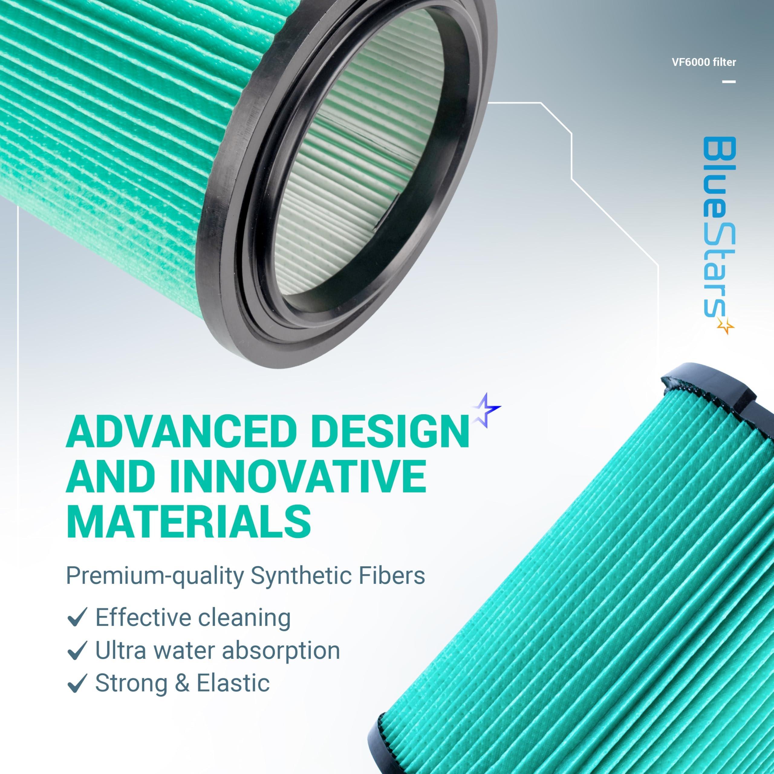 [Lifetime Warranty] VF6000 5-Layer HEPA Filter - Compatible with Ridgid 5-20 Gallon Wet Dry Vac Vacuums WD5500 WD0671 WD6425 WD7000 WD1280 WD1851 WD1680 WD1956 RV2400A 1400RV - Pack of 2 image 3