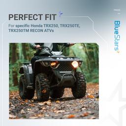 [Lifetime Warranty] TRX250 Carburetor Kit - Compatible with Honda TRX 250 Recon (TRX250TM, TRX250TE) ATV - Replaces 16100-HM8-B01, Includes Petcock, Air Filter, Fuel Filter, Oil Filter, Spark Plug, Lever Screw thumbnail 4